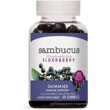 Herbal Supplements Sambucus Elderberry Gummies With Vitamin C and Zinc Extract 60 Gummies